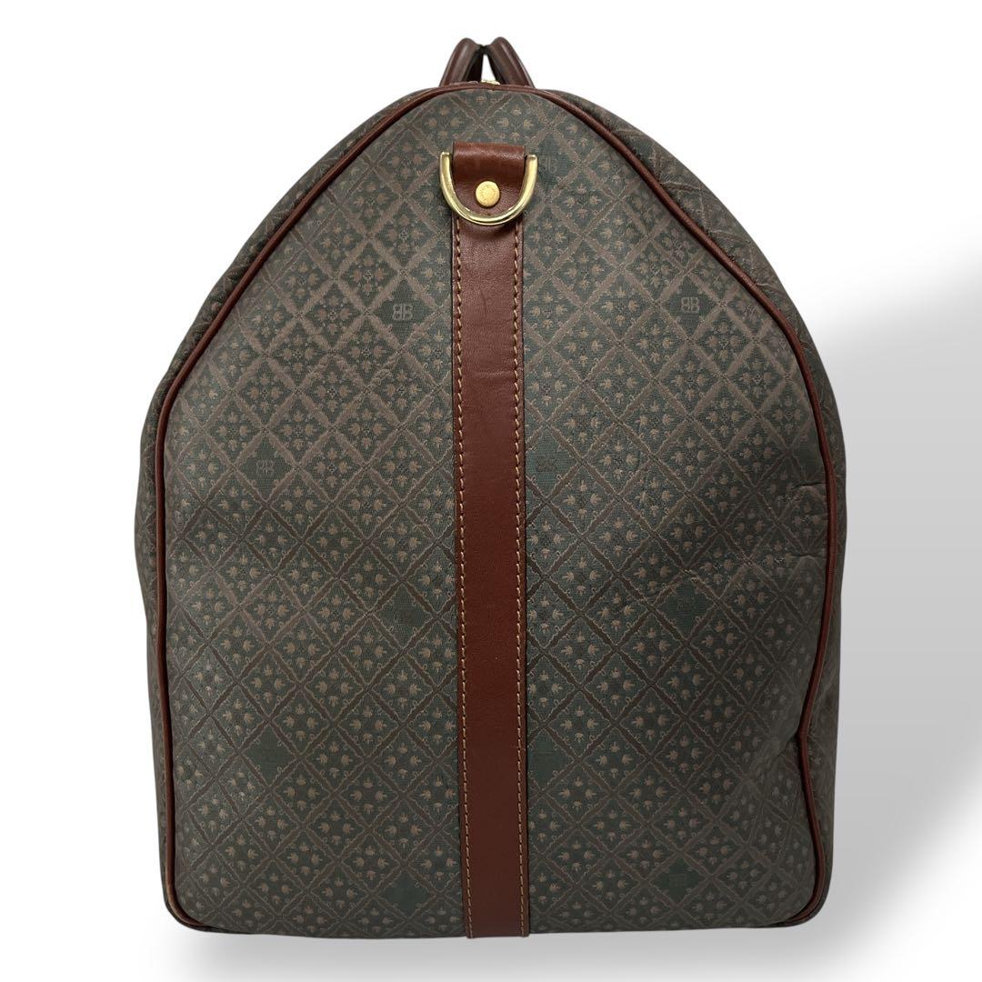 希少　オールド　バレンシアガ　2way ボストンバッグ　ロゴ金具　緑　y2k