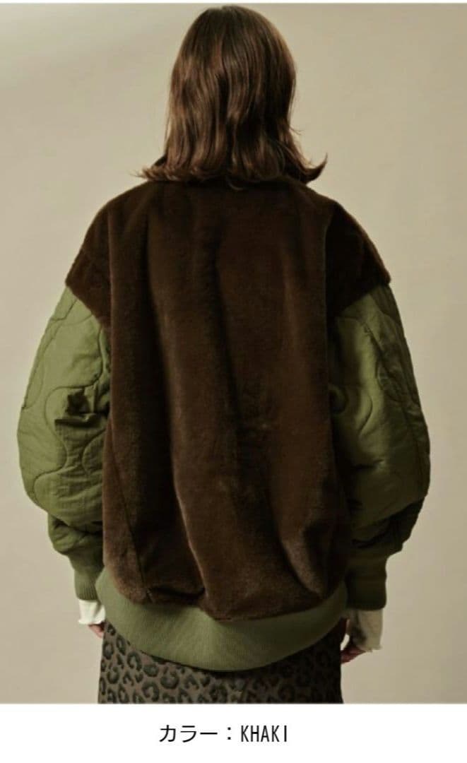 KHA:KI　カーキリバーシブル MA-1