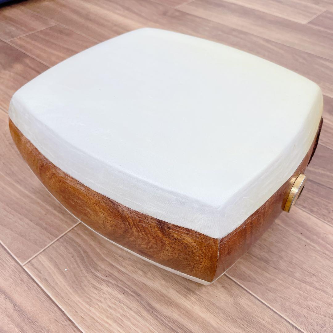 津軽三味線 一本溝 丸打胴 紅木 犬皮 東さわり 和楽器