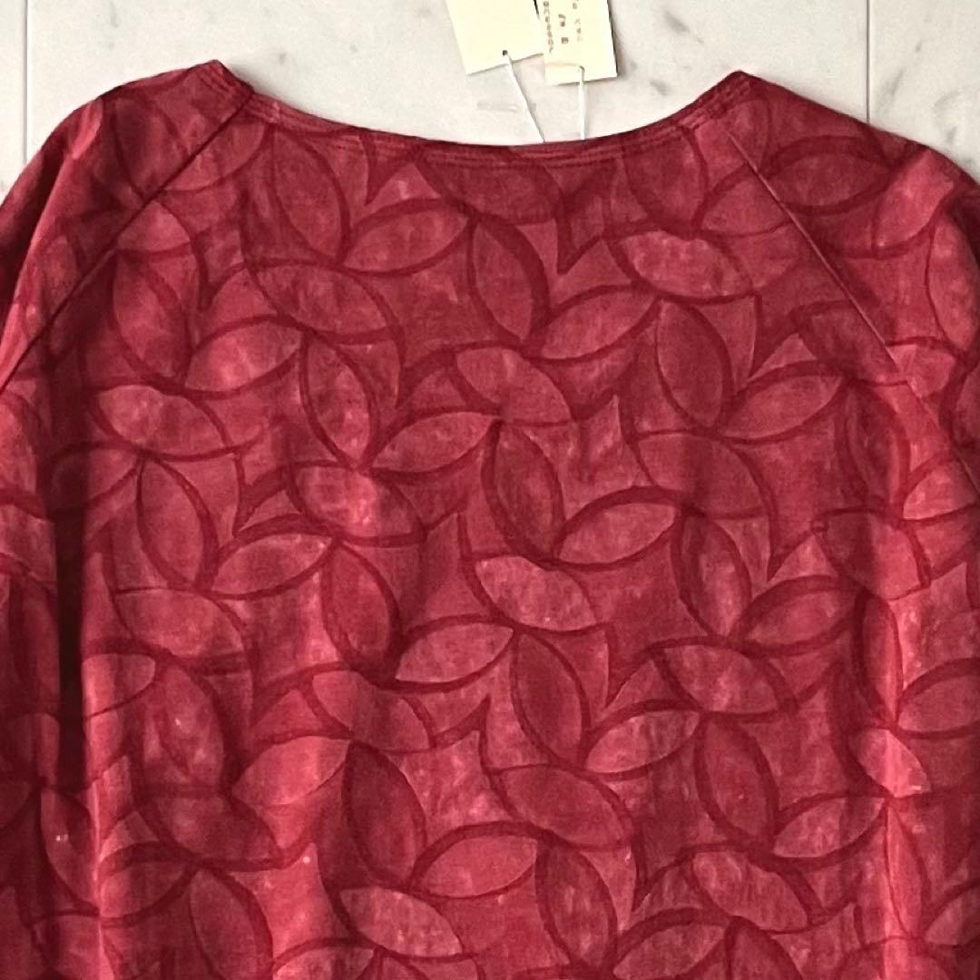 定価3万＊タグ付未使用 ババグーリ コットンリネンチュニックワンピース M 総柄