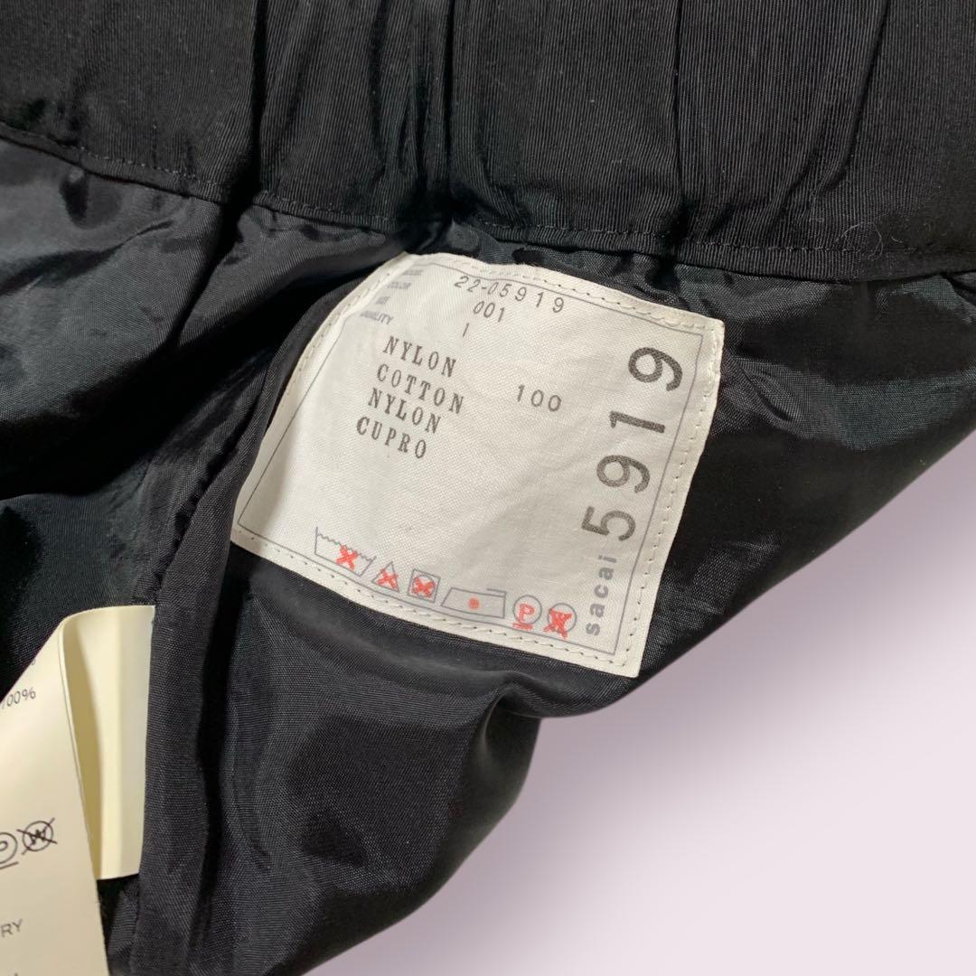 m*o様 22SS sacai サカイ グログランミックス ナイロンパンツ 1