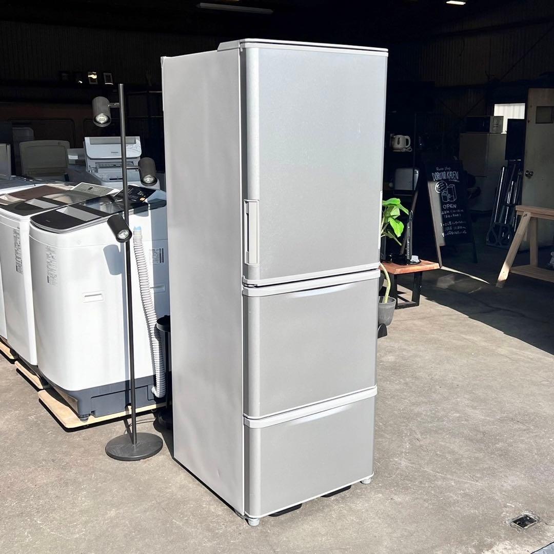 設置まで✨ SHARP どっちもドア冷蔵庫 350L 2021年製