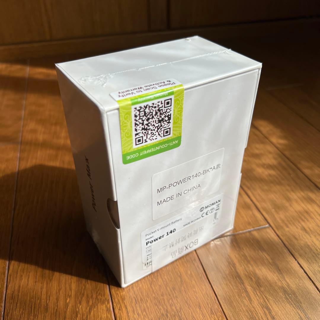 【新品未使用】power 140 Vバッテリー カメラ撮影 MOMAN