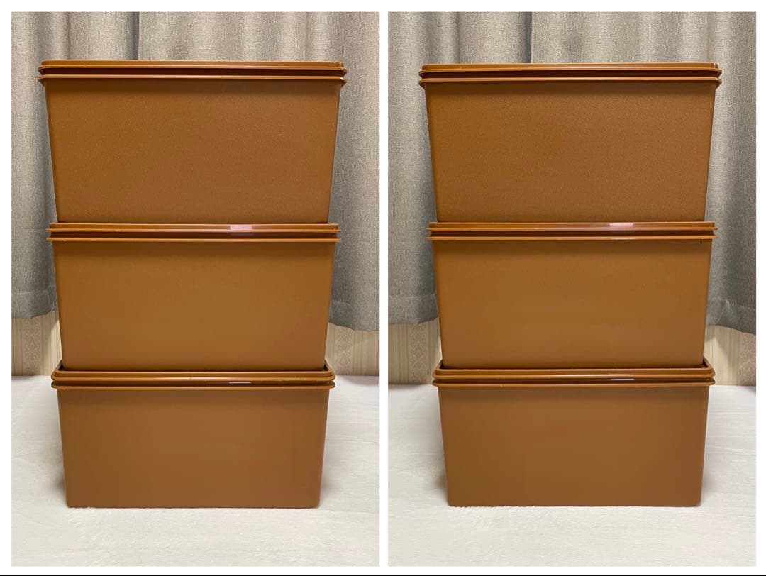 3個セット/タッパーウェア/ディープ/スーパーケース/衣装ケース/収納ボックス