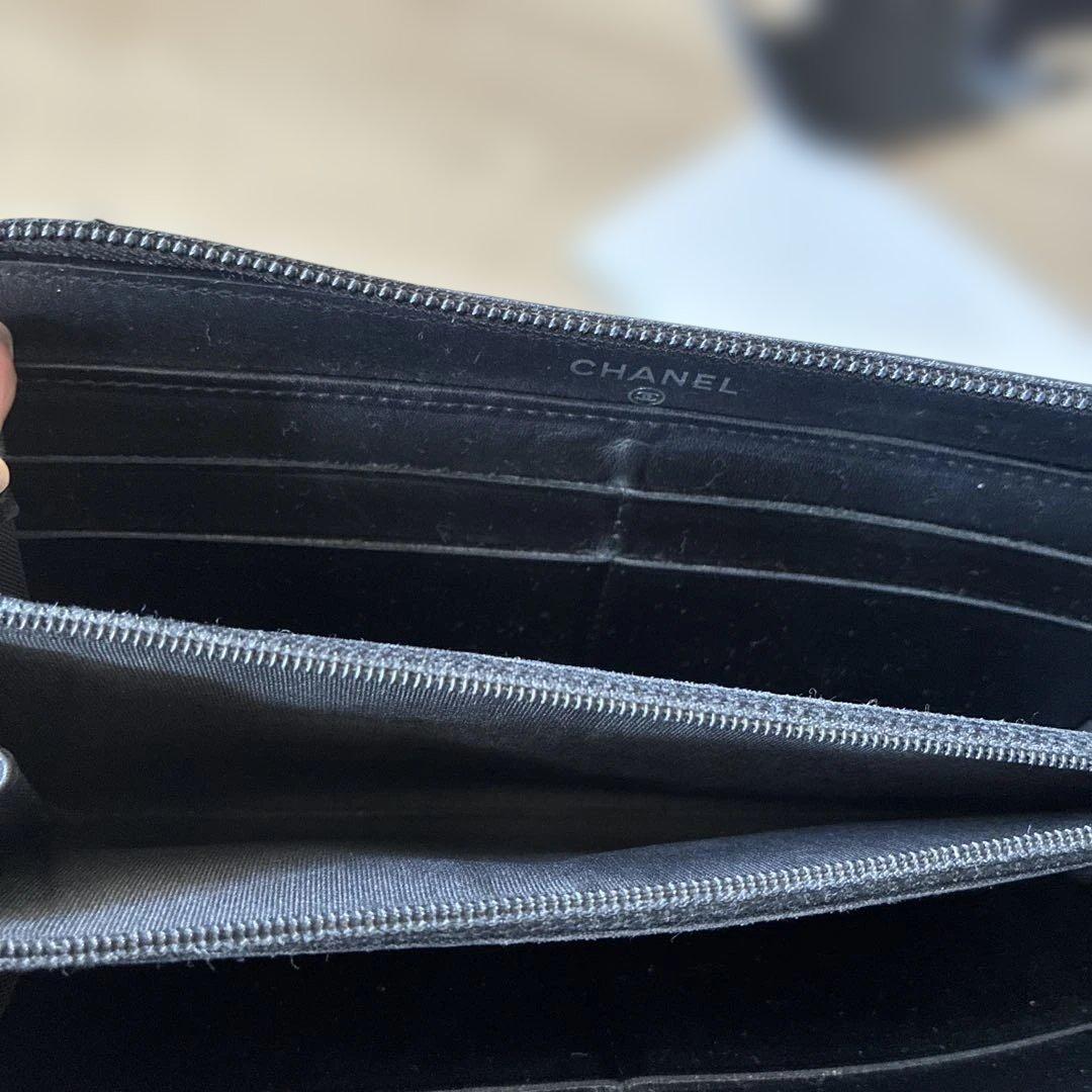 [お値下げ]シャネル長財布　キャビアスキン