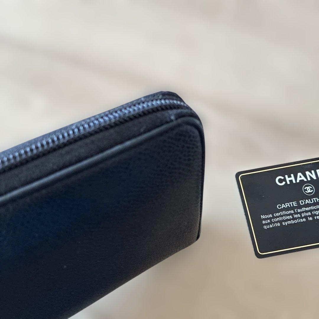 [お値下げ]シャネル長財布　キャビアスキン