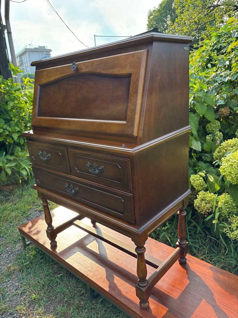 karimoku カリモク コロニアル　ライティングビューロー　ビンテージ