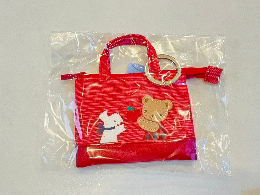 ファミリア ミニデニムバッグ スマホカードケース セット