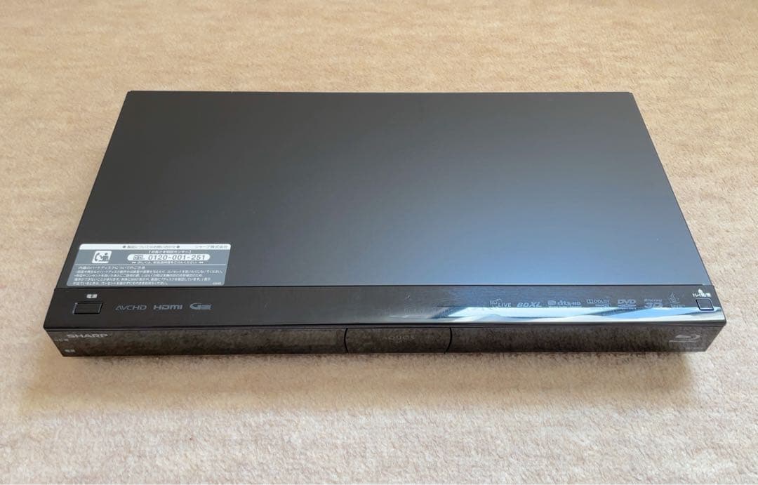 SHARP AQUOS BD-S520 Blu-rayレコーダー 500GB