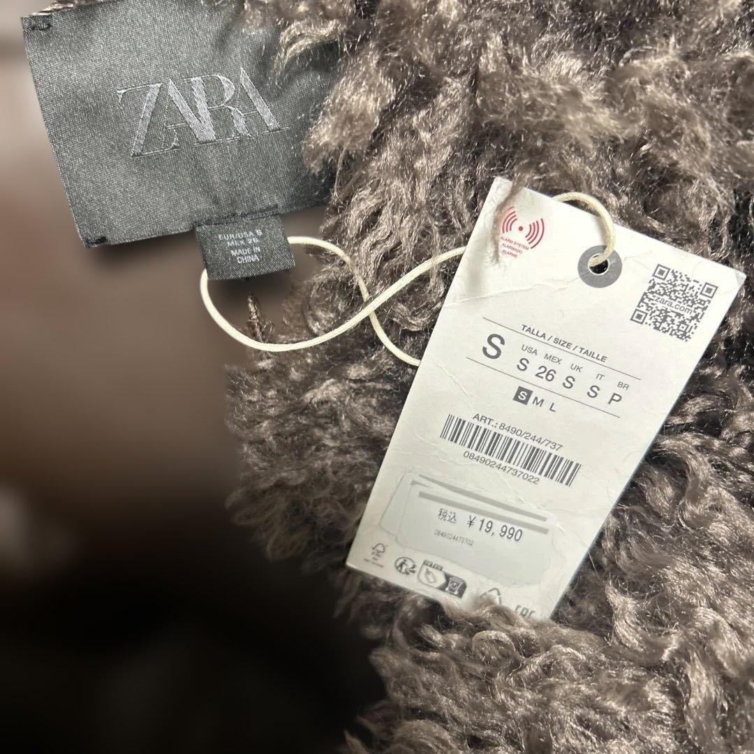 ●ZARA●ザラ●zwcollection●フェイクファーコート●S