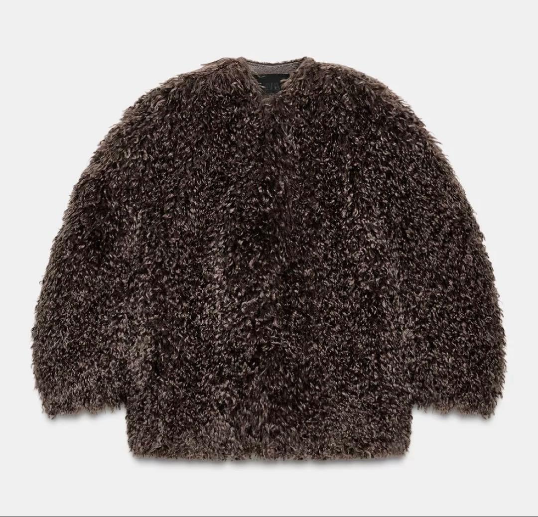 ●ZARA●ザラ●zwcollection●フェイクファーコート●S