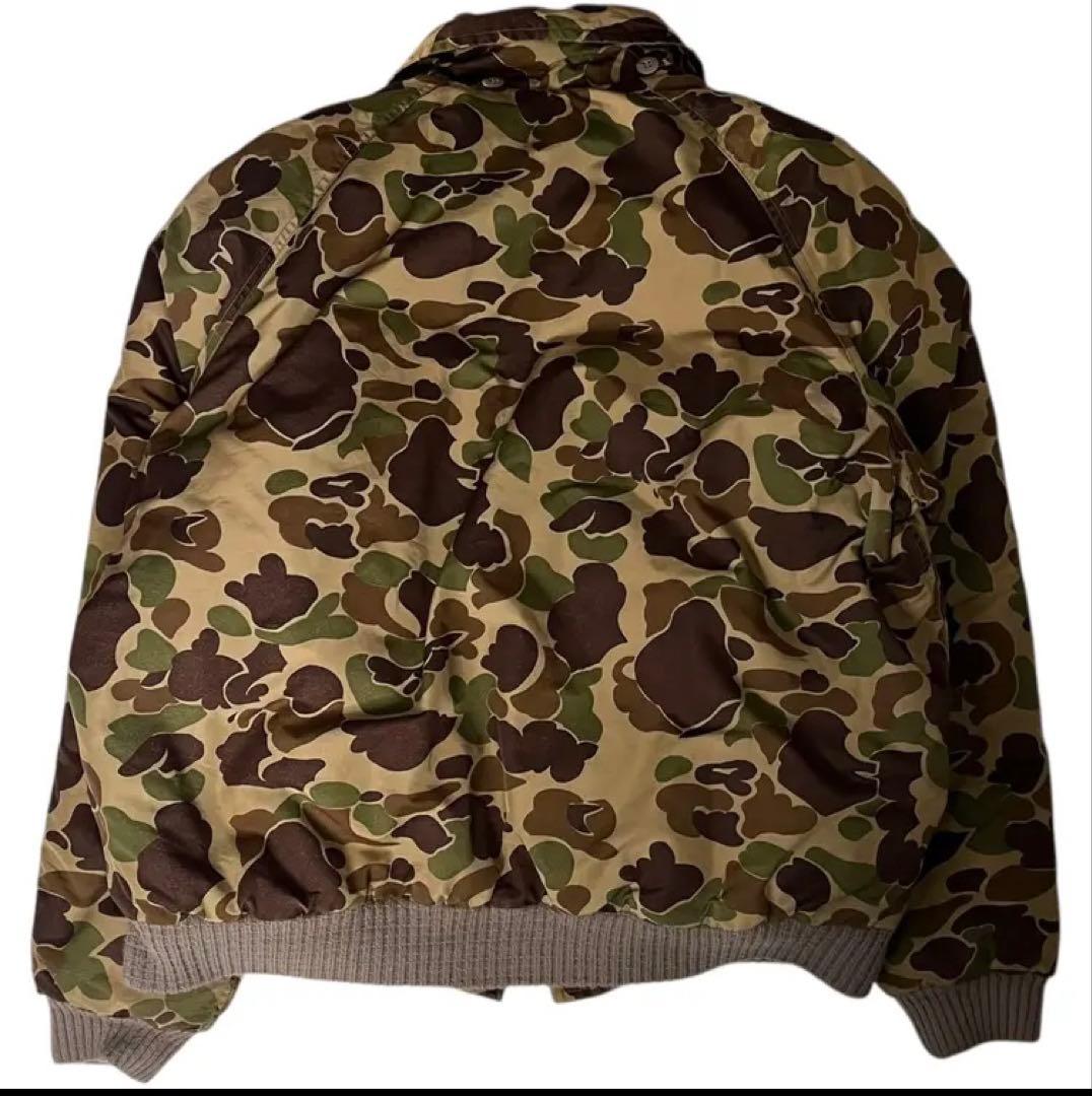 【80's】WOODS 迷彩柄ジャケットL vintage ダックカモ　短丈