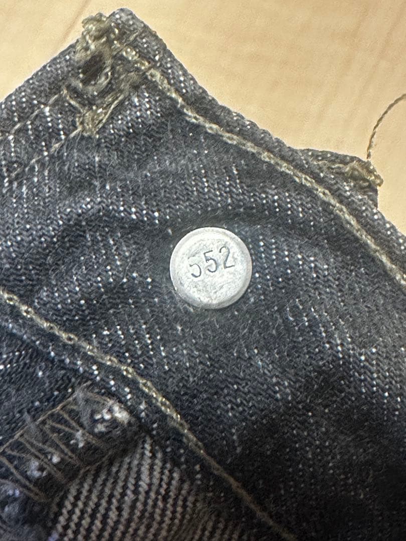 【美品】 90s USA製501 先染め ブラック W28 【希少サイズ】