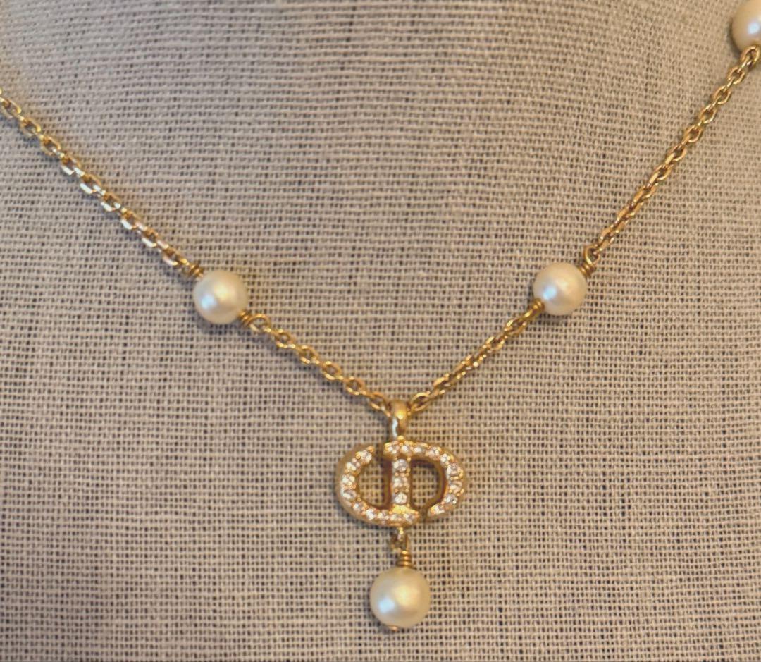 ディオール　DIOR ゴールド　ネックレス　正規品