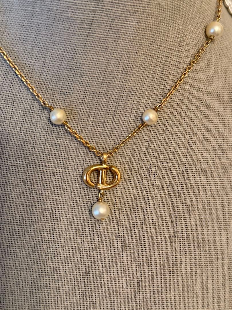 ディオール　DIOR ゴールド　ネックレス　正規品