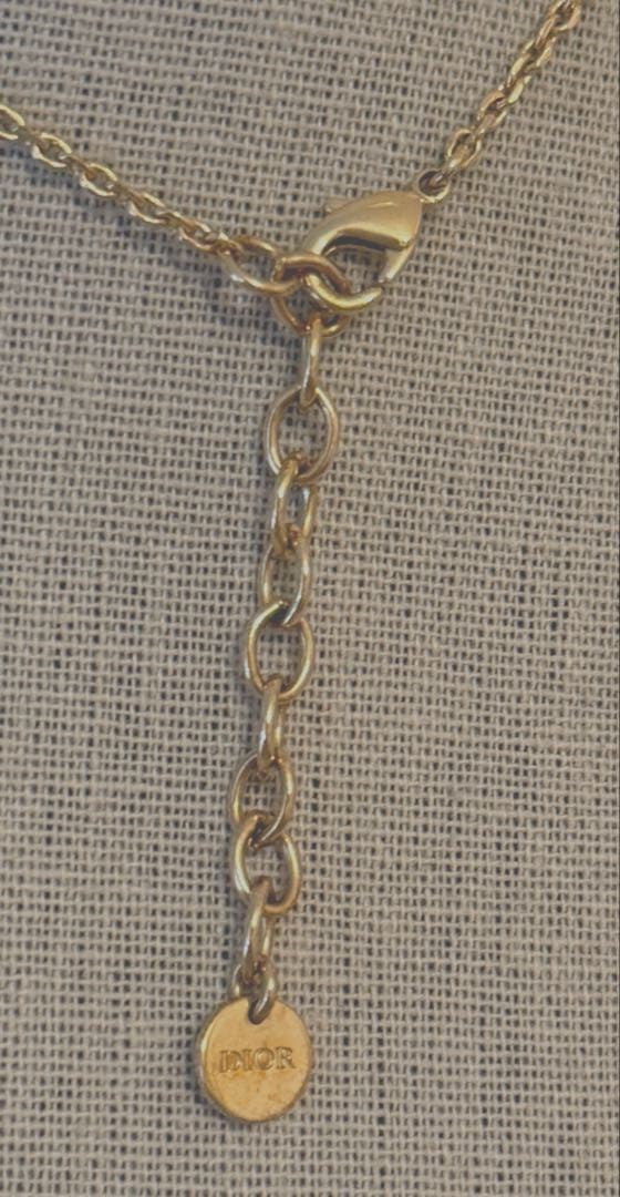 ディオール　DIOR ゴールド　ネックレス　正規品