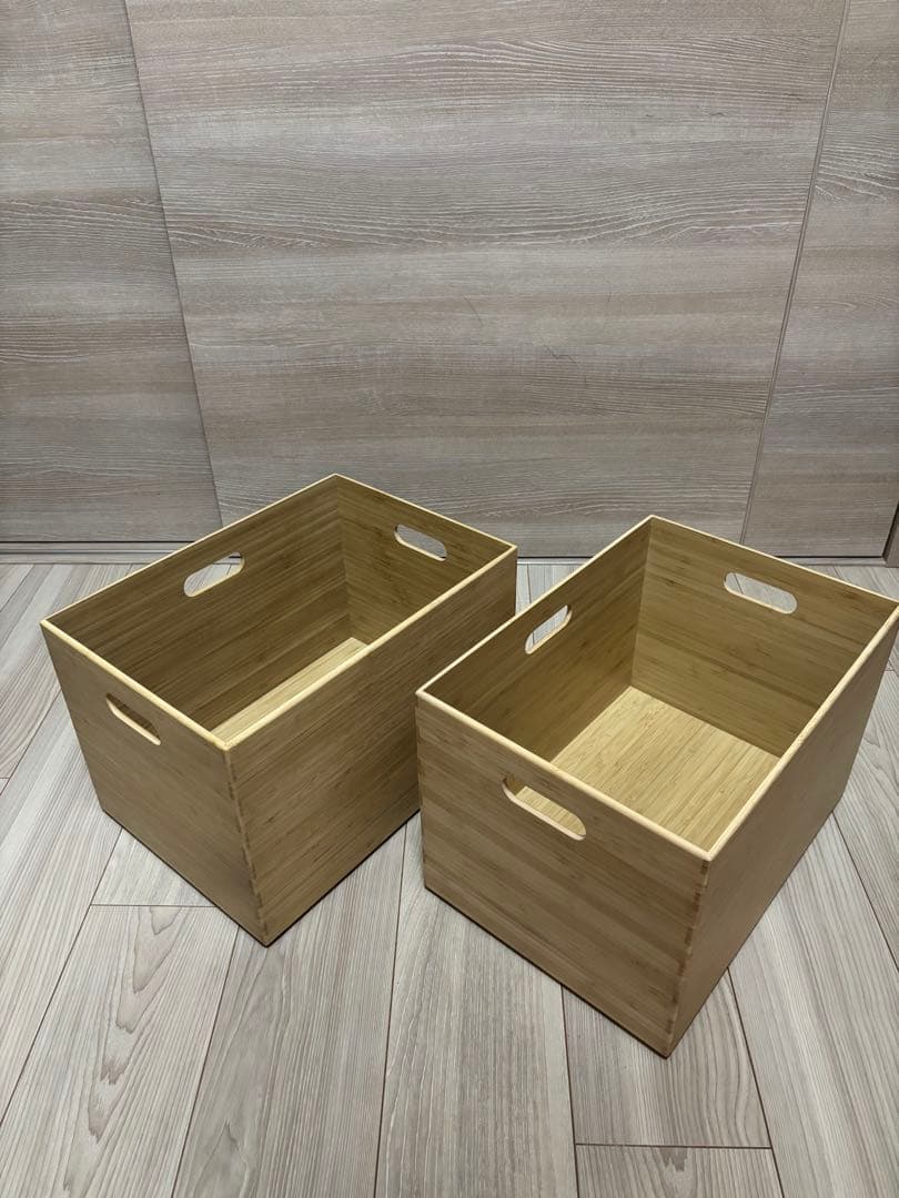 ⚫︎重なる竹材長方形ボックスシリーズ8点セット