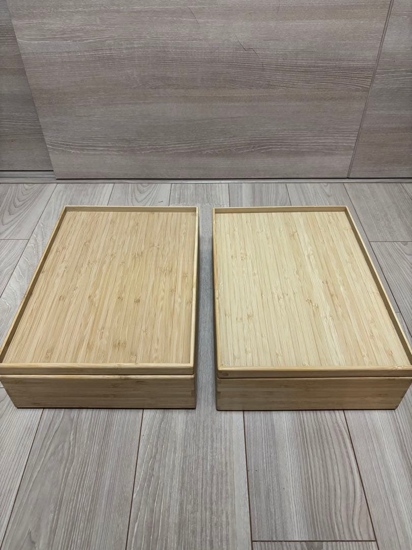 ⚫︎重なる竹材長方形ボックスシリーズ8点セット