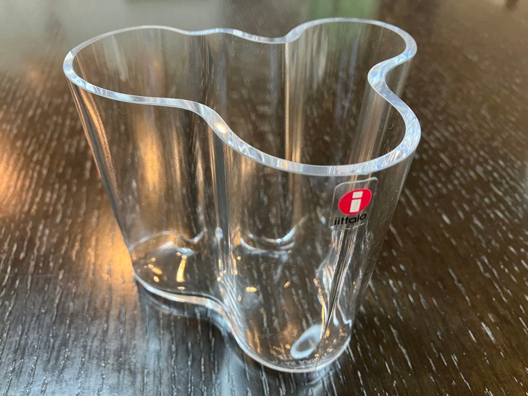  Alvar Aalto 花瓶 クリア 95mm