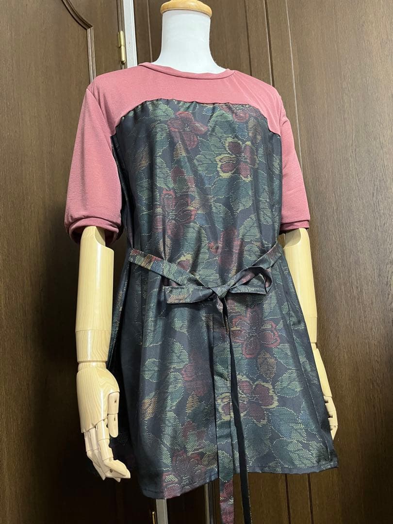 みふた様、専用【731】チュニック【732】着物リメイク 大島紬　チュニック