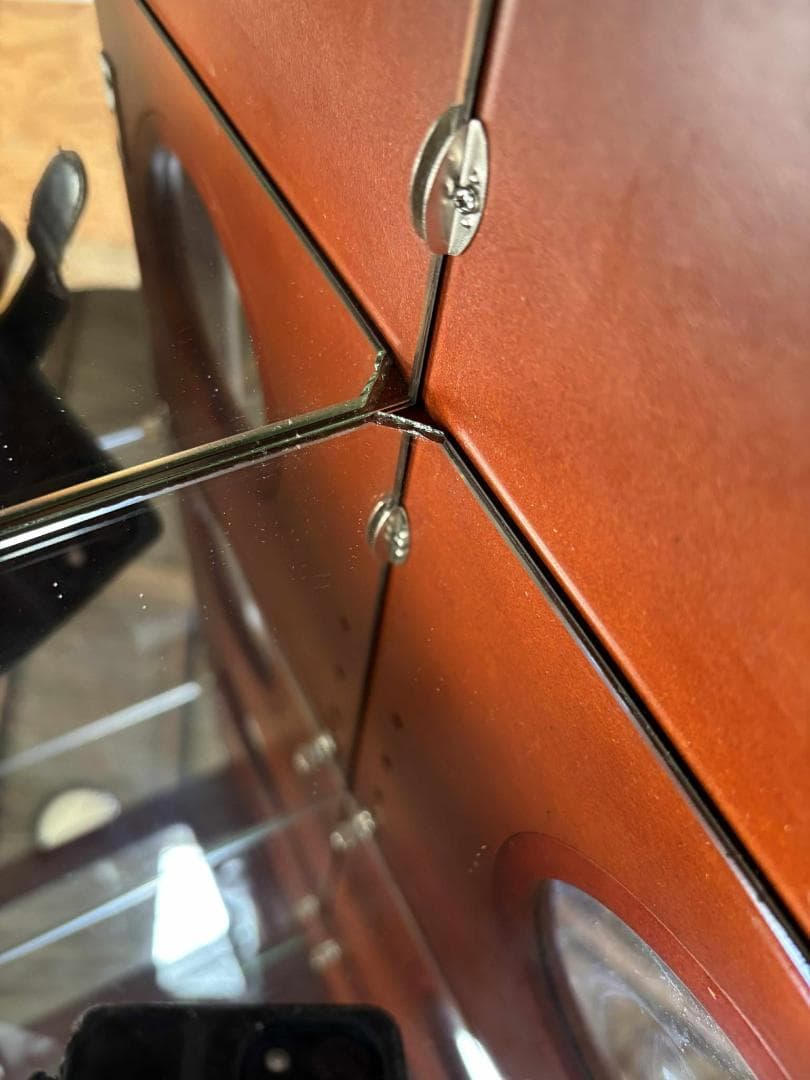 ra2005 カルトーネコレクションケースガラスケースミラー付き幅41cm