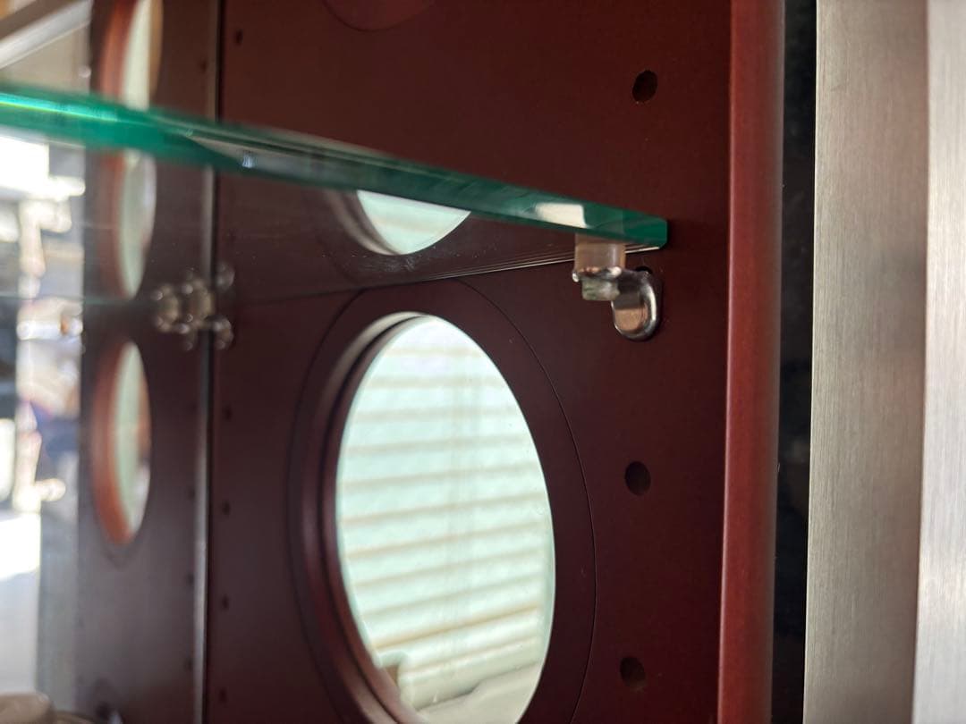 ra2005 カルトーネコレクションケースガラスケースミラー付き幅41cm