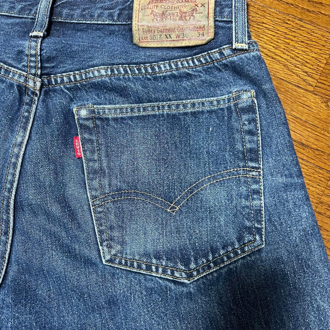Levi's リーバイス 501ZXX 復刻 W30 L34 赤耳 セルビッジ