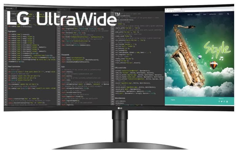 LG 35WN75C-B 35インチ ディスプレイ モニター