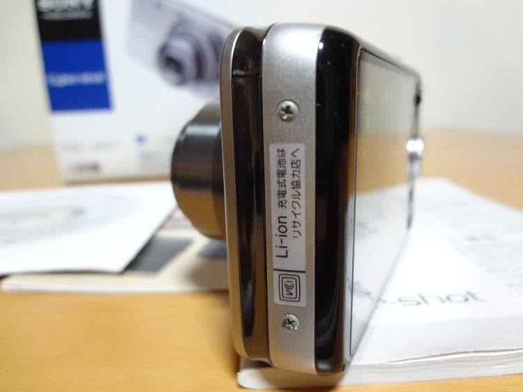 美品 SONYデジタルカメラDSC-WX7 シルバー 動作OK 一部訳あり