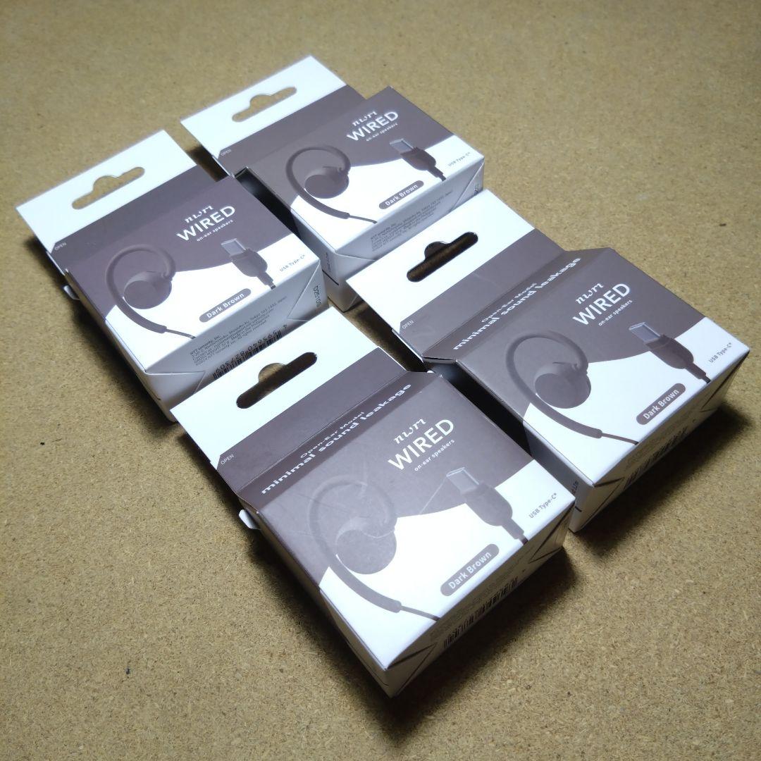 ヌーム 耳スピ nwm WIRED オープンイヤーモデル イヤホン×４セット
