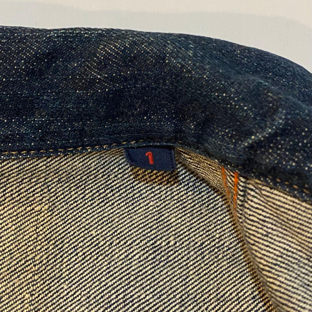 美品 45R 101-J型 デニムジャケット 日本製 レディースサイズ1