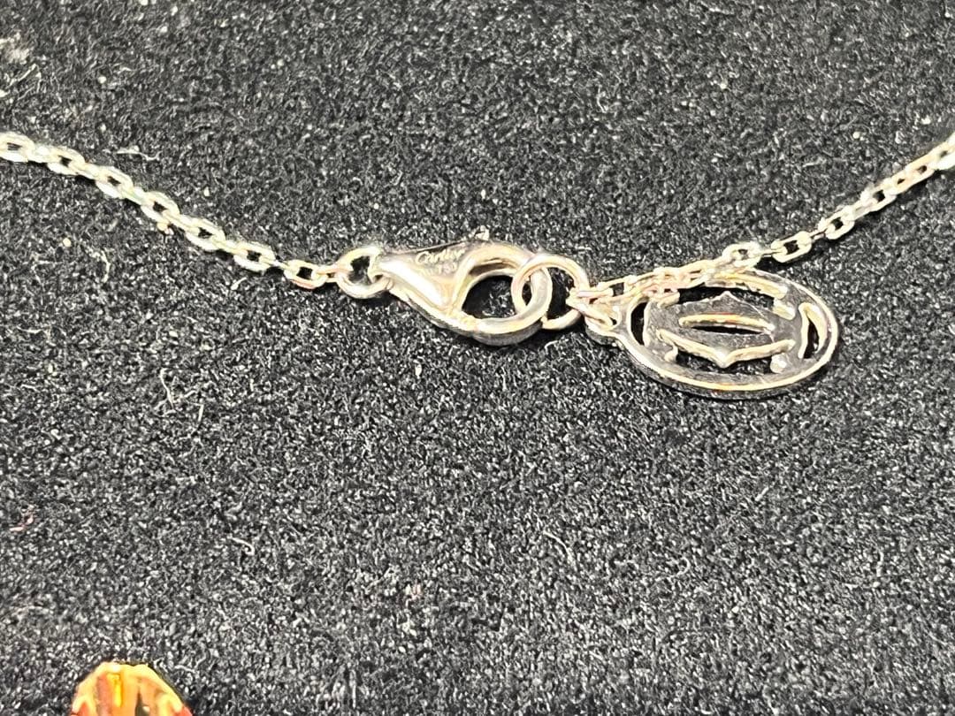 ⑤ Cartier ダムール　ネックレス　Au750 ダイヤモンド　【029】