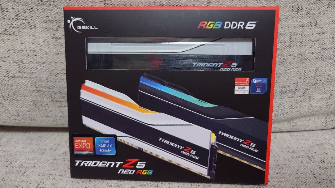 新品G.SKILL TRIDENT DDR5 6000 CL30 16GB×2