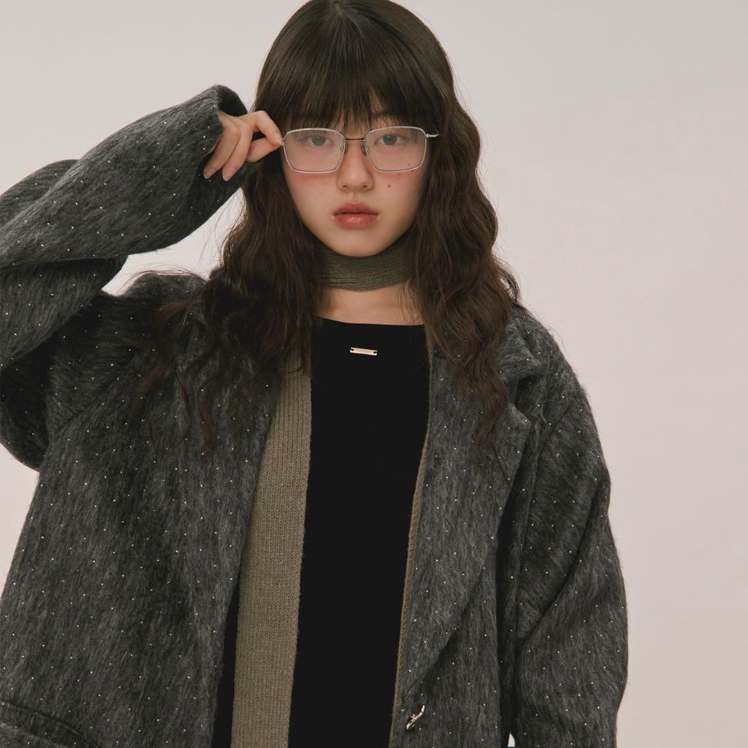 専用出品　loin nuit shaggy coat / ダークグレー