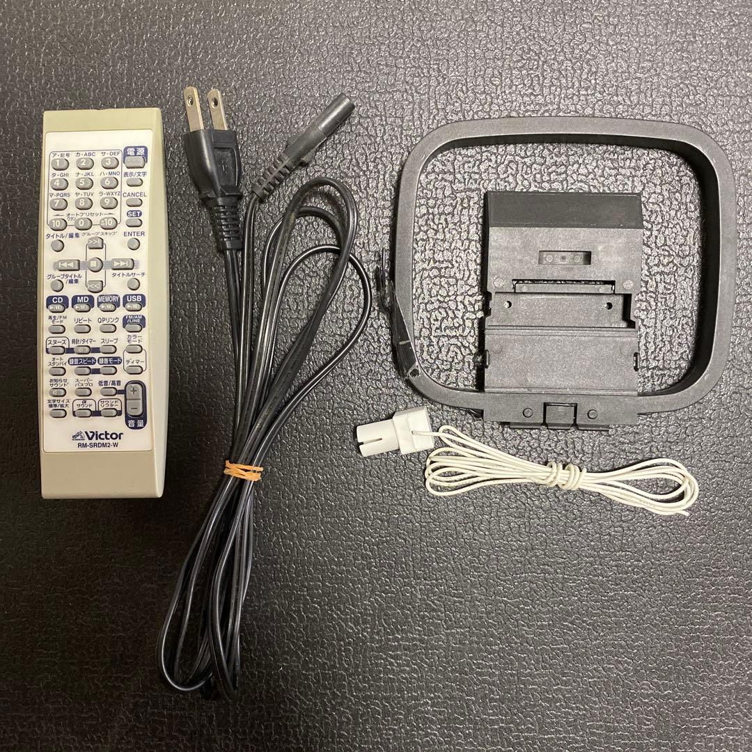 ビクターVictor RD-M2-W (ホワイト) リモコン付き