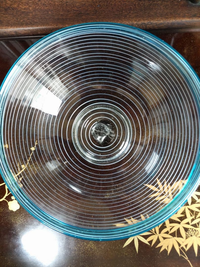 糸巻き　青べり　中鉢