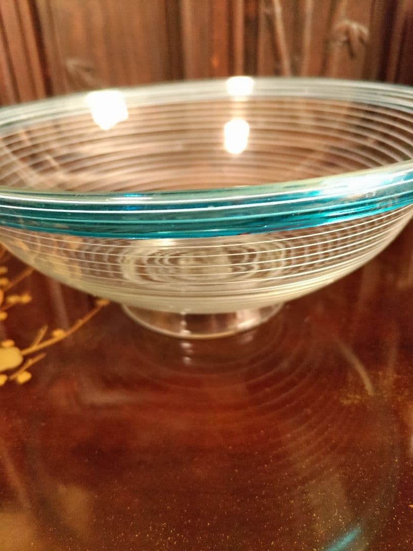 糸巻き　青べり　中鉢