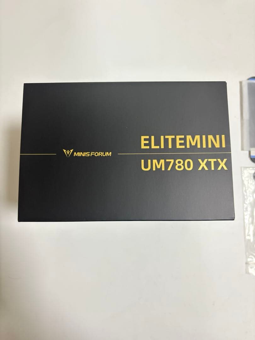 MINISFORUM UM780 XTX Ryzen7 32GB RAM搭載