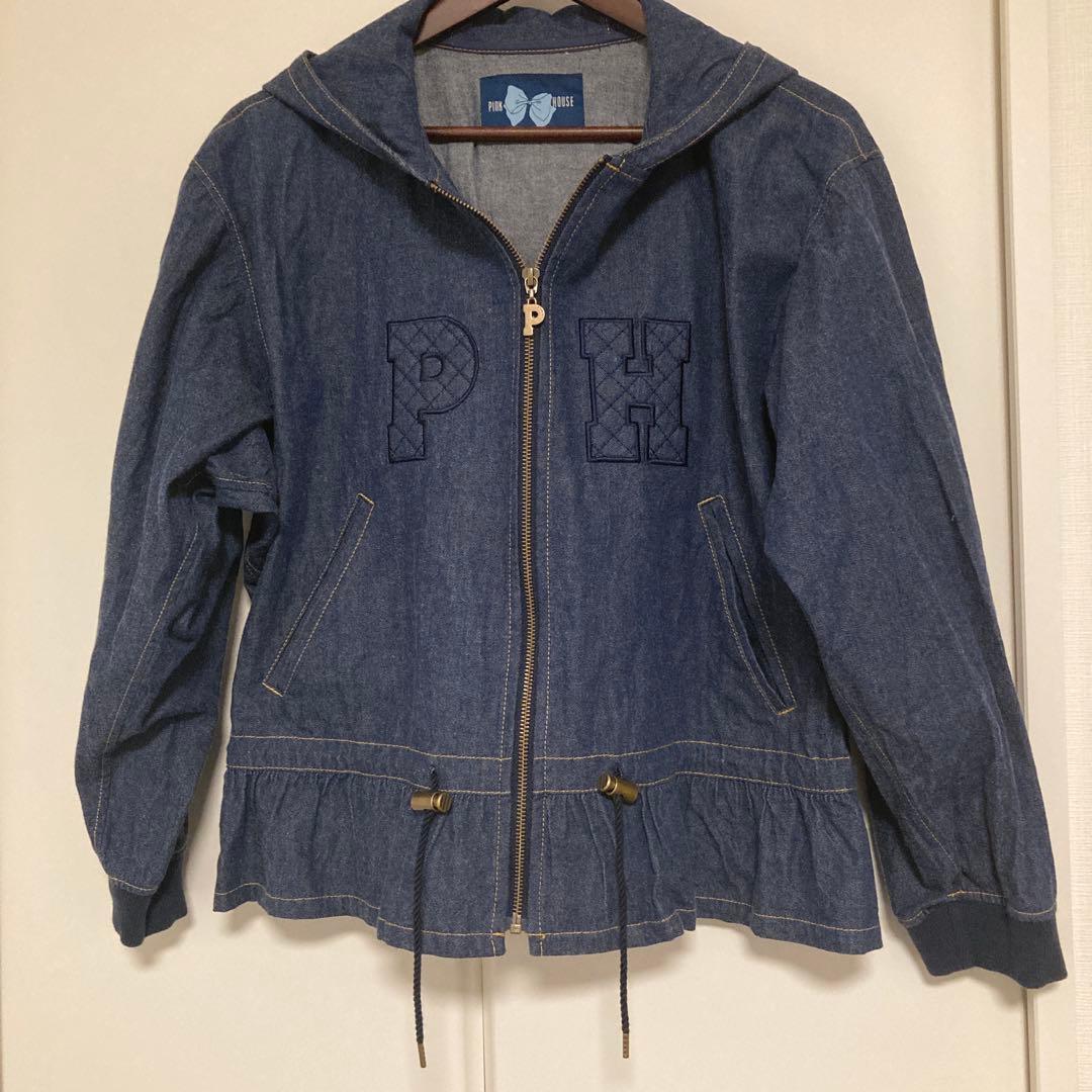 【超美品】ピンクハウス フード付きデニムブルゾン インディゴ❁⃘*.゜