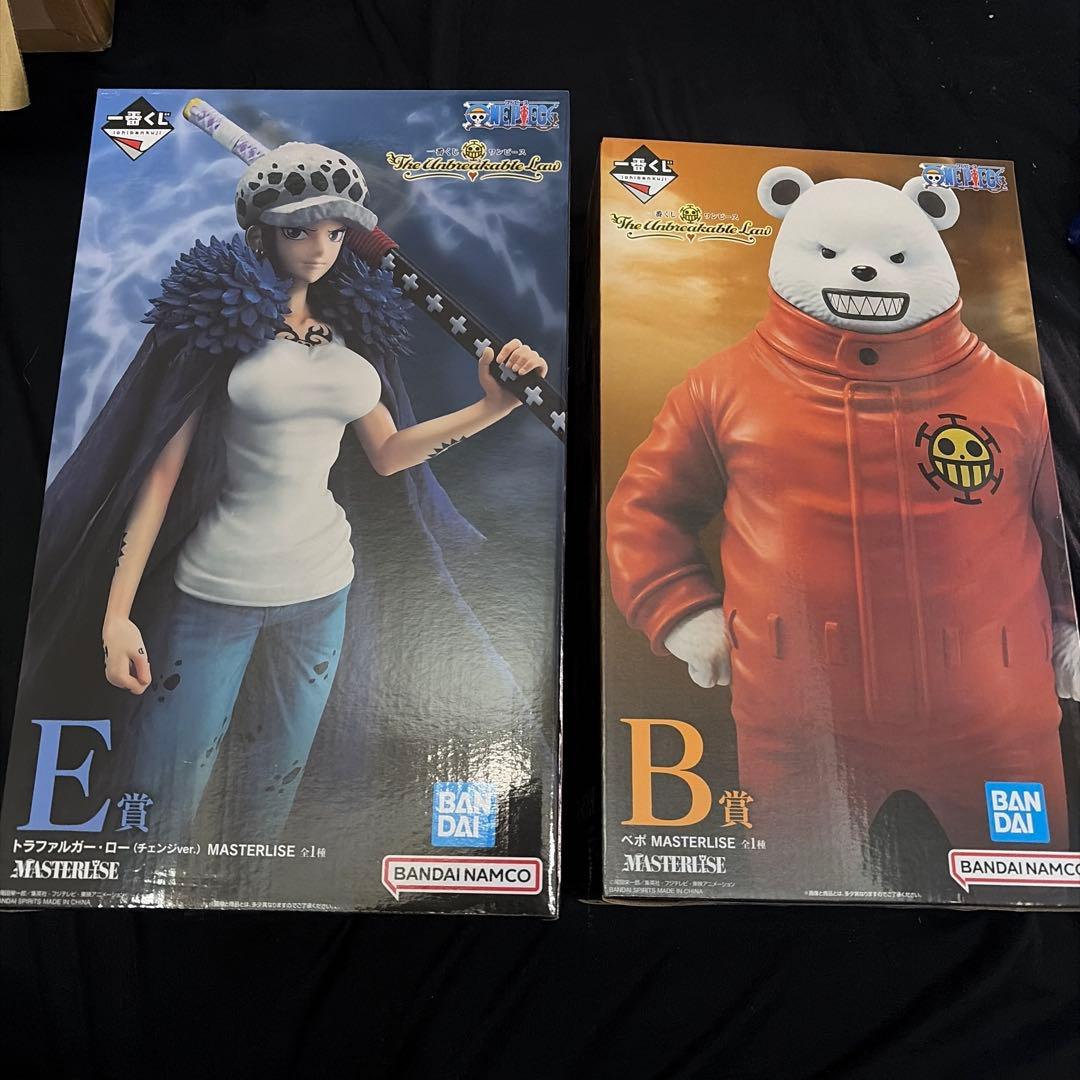 一番くじ　ワンピース　B賞 ベポ　E賞　ロー　チェンジver. フィギュア