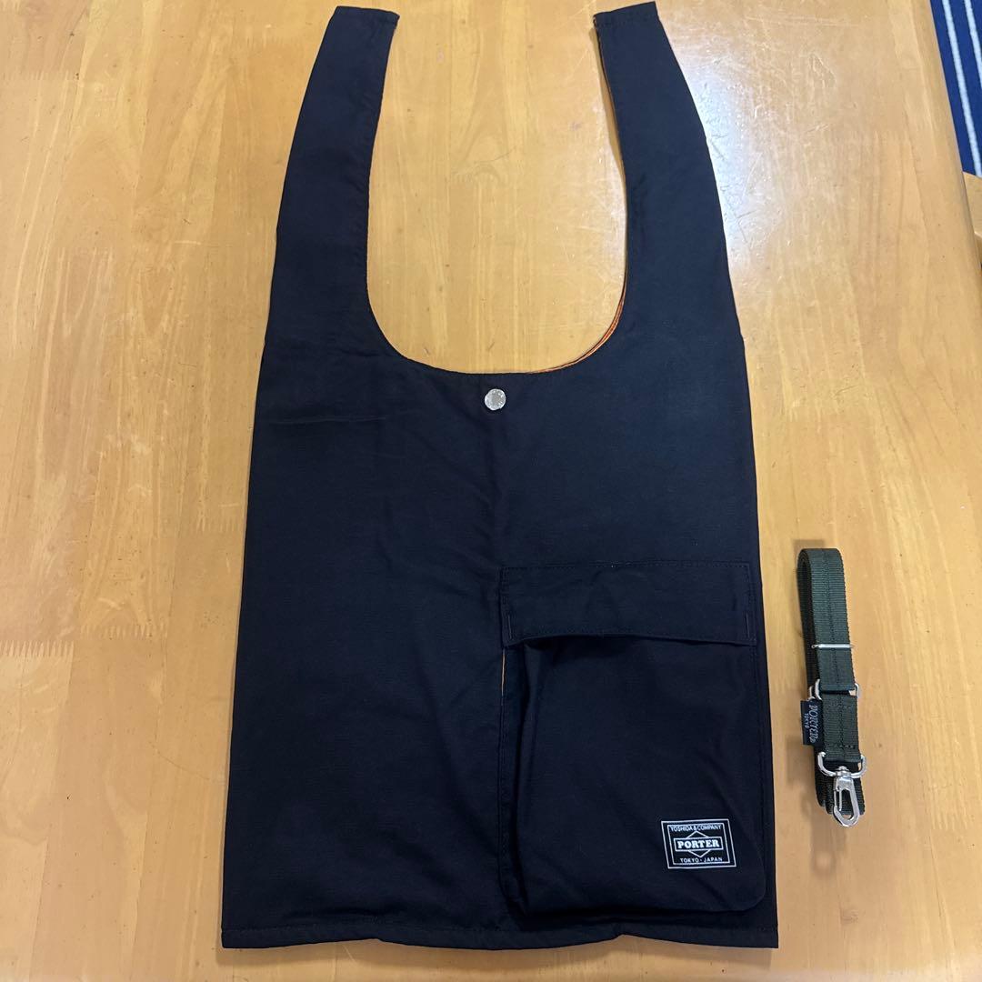 PORTER エコバッグ 黒　美品
