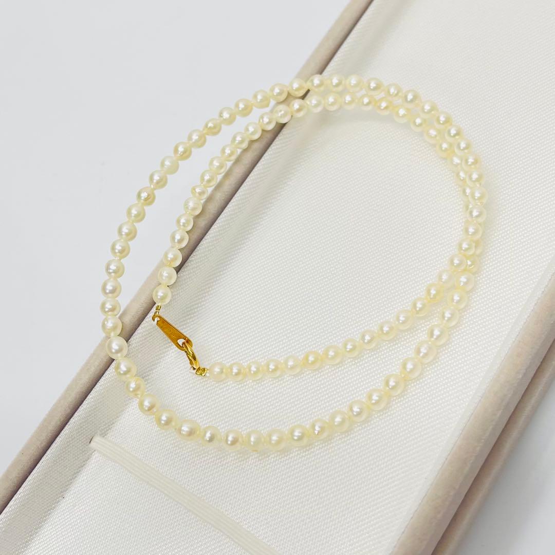 あ*ち様 アコヤベビーパールK18ネックレス