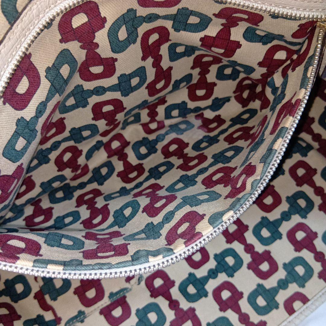 GUCCI　グッチ　シェリー　gg　キャンバス　レザー　トートバッグ