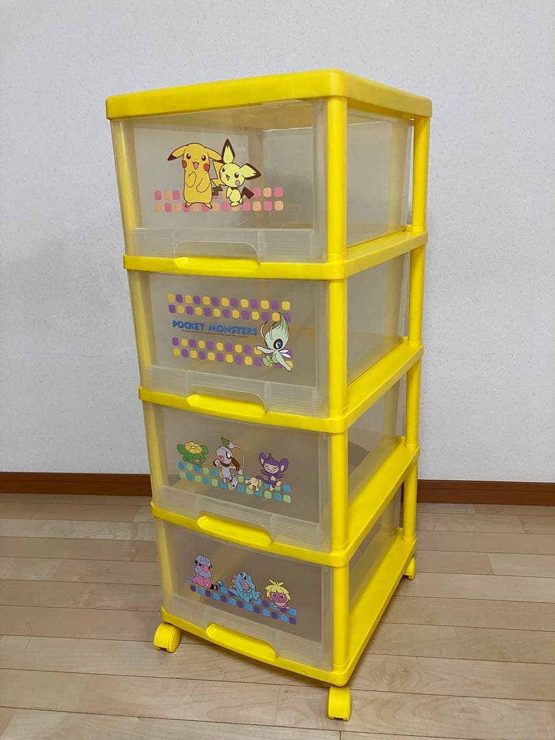 TOMY ポケモン ４段 収納ケース SLW41  SHOPRO13シール付