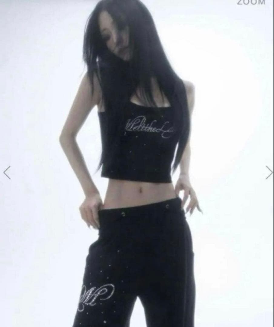 パンツ meltthelady logo gradation pants