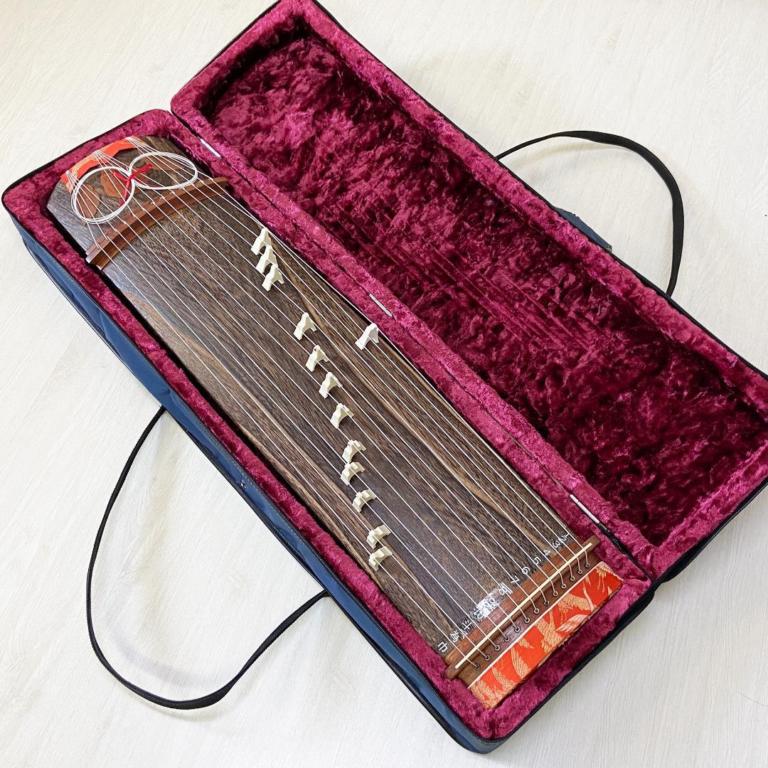 全音 ゼンオン 琴 13弦 文化琴 羽衣 ソフトケース付き