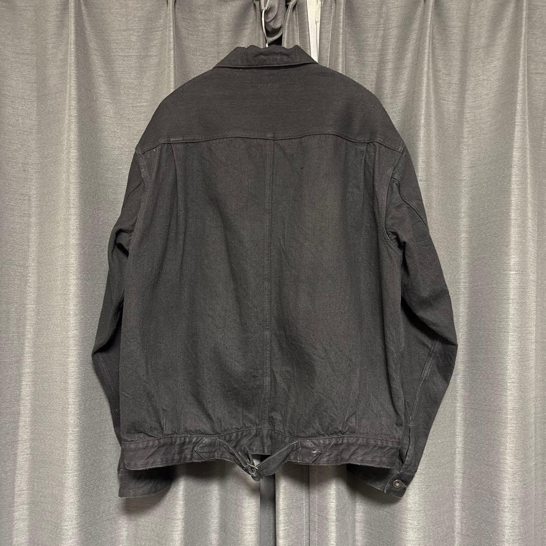 【25SS】COMOLI デニムジャケット ブラック サイズ2