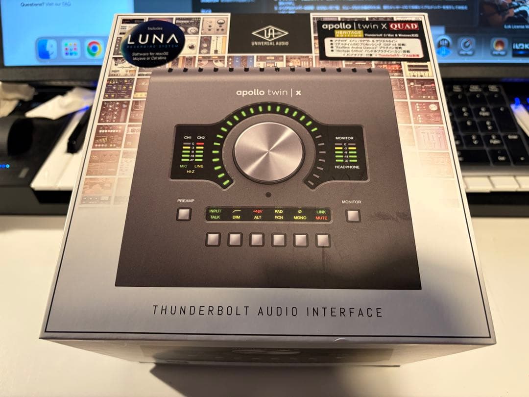 UAD Apollo Twin X Quad★高額プラグイン譲渡あり