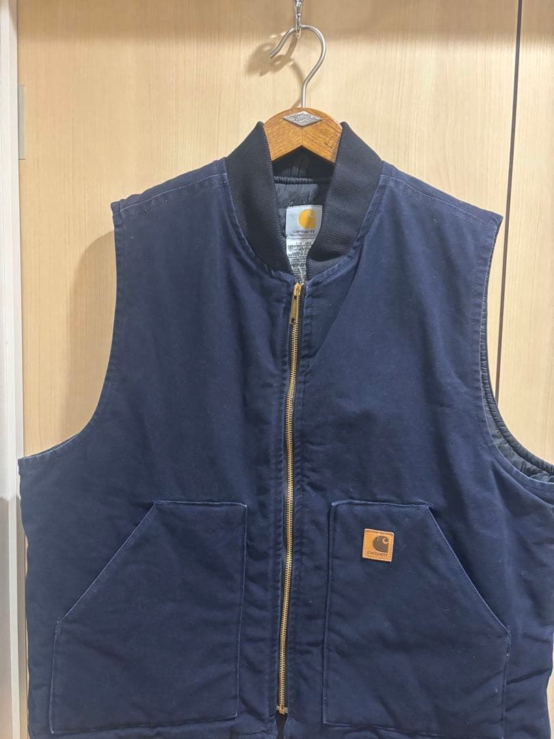 Carhartt ネイビー ベスト　xl