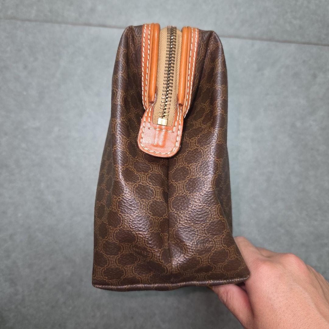 CELINE セリーヌ クラッチバッグ ポーチ大 マカダム柄